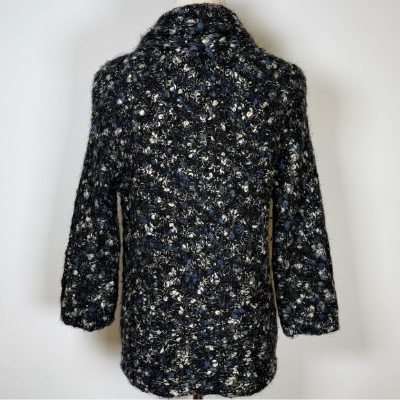 Susan Bristol Boucle Cardigan Jacket Wool Alpaca Mohair Blend Soft Size Medium - Picture 4 of 13